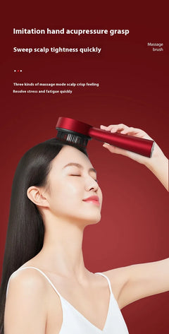 Electric Massage Comb with Red Light Therapy | Hair Growth Scalp Care
