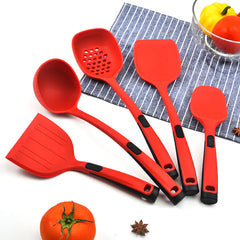 Non-Stick Silicone Cooking Utensil Set | 5-Piece Kitchen Tools