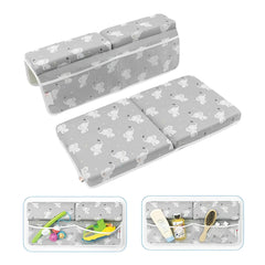 Baby Bath Kneeler and Elbow Rest Pad Set - Fast Dry - Elephant Grey
