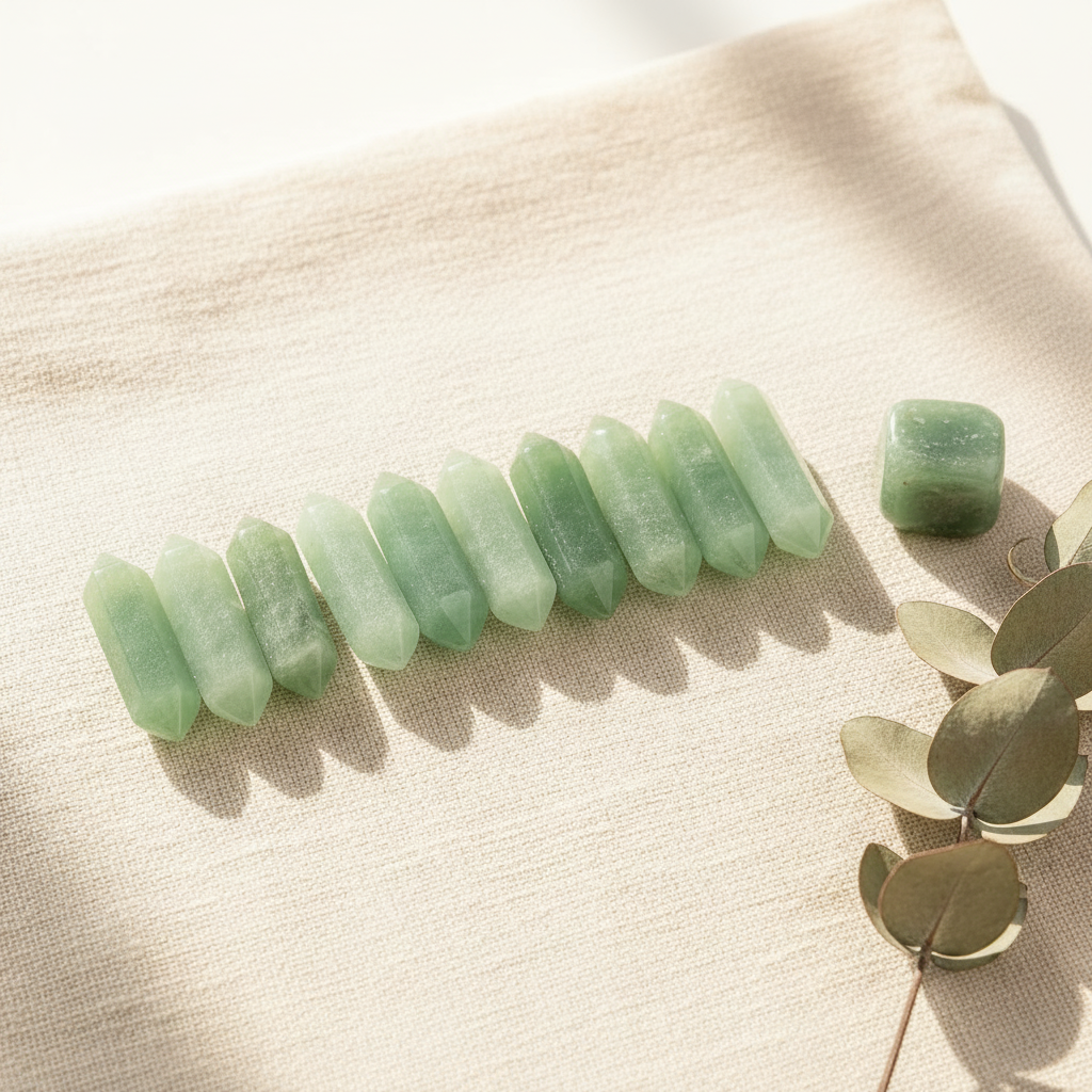Green Aventurine Wands Bright