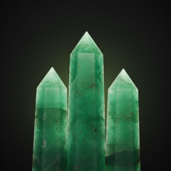 Green Aventurine Wands Close-up