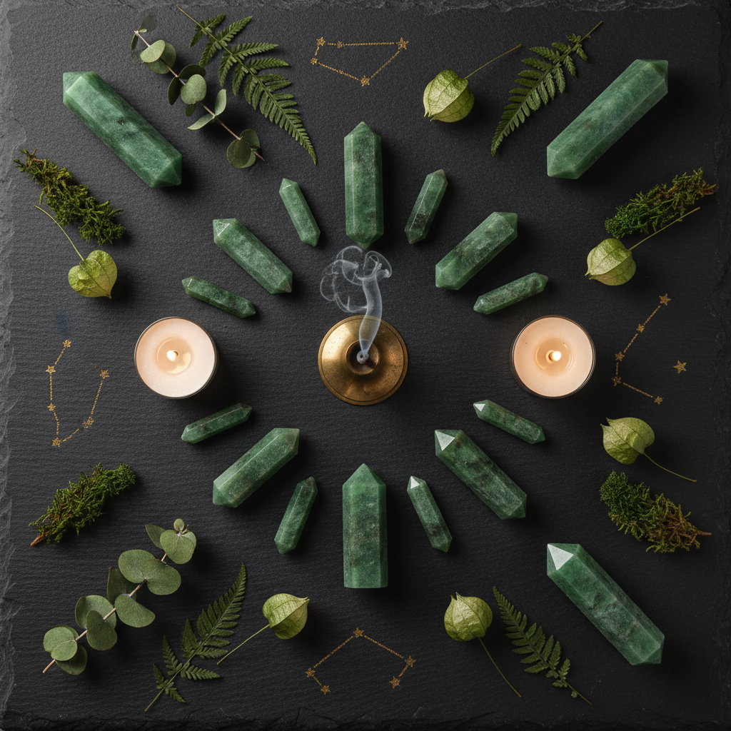 Green Aventurine Wands Lifestyle