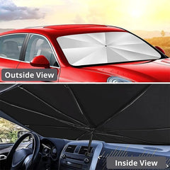 Car Windshield Sun Shade | Foldable Umbrella Front Window Cover
