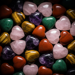 Heart Crystals Close-up