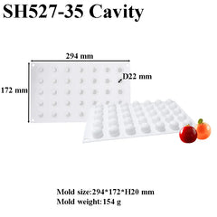 Silicone Baking Molds for Cakes, Soaps, and Candles