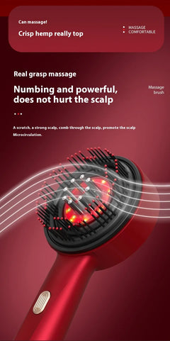 Electric Massage Comb with Red Light Therapy | Hair Growth Scalp Care