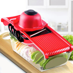 Multi-Functional Vegetable Cutter | 6-Blade Slicer & Chopper