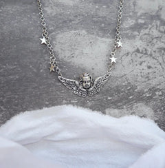 Cupid Angel Wings Necklace
