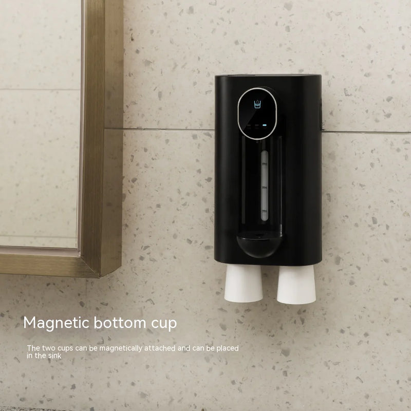 Wall-Mounted Automatic Mouthwash Dispenser - Hands-Free Design