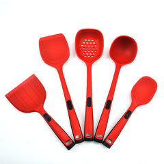 Non-Stick Silicone Cooking Utensil Set | 5-Piece Kitchen Tools
