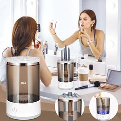 Electric Makeup Brush Cleaner | Automatic Spinning Dryer