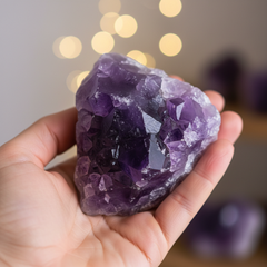 Raw Amethyst Hands