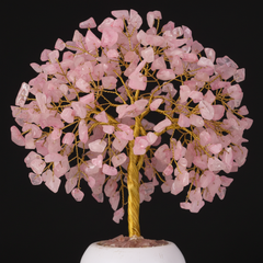 Rose Quartz Tree Close-up