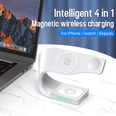 3 in 1 Magnetic Wireless Charger Stand for iPhone & AirPods