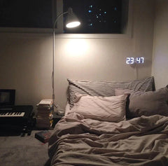 3D LED Digital Clock | Wall Desk Alarm Auto-Dimming