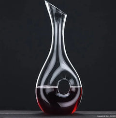 Crystal Wine Decanter 1.5L | Lead-Free Aerating Carafe