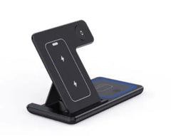 3-in-1 Wireless Charger Stand - 15W Fast Charging Station