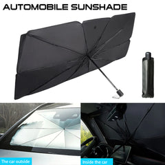 Car Windshield Sun Shade | Foldable Umbrella Front Window Cover