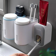 Automatic Wall-Mounted Toothpaste Squeezer - Dual Gear System