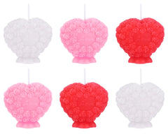 Heart Shape Scented Candles | 6 Pcs Valentine's Day Aromatherapy Candles